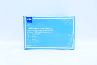 Medline NON27497 Bulkee Lite Conforming Gauze Bandage 3inch x 4.1yds - Box of 12
